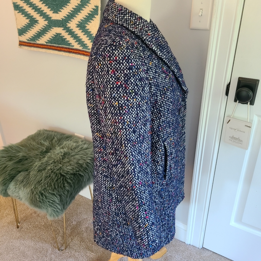 J. Crew tweed jacket women's size 10p - Picture 4 of 6